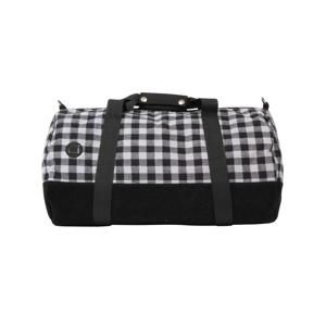 MI-PAC Duffel Gingham grey/black (A08) cestovní taška - OS