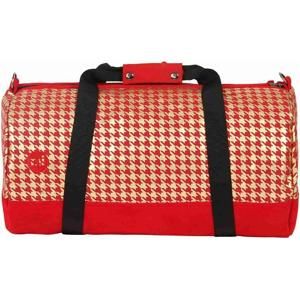 MI-PAC Duffel Houndstooth red/gold (A02) cestovní taška - OS