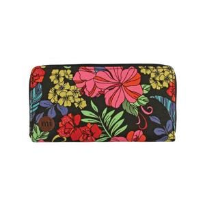 MI-PAC Zip Purse Tropical Floral Neon Black (009) peněženka - OS
