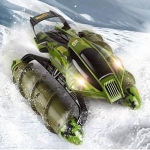 RCobchod Obojživelník Amphibious Stunt Car zelená maskáč RTR 1:27