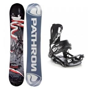 Pathron Legend 17/18 snowboard + vázání Raven Fastec FT 270 black - 156 cm + L (EU 41-44)