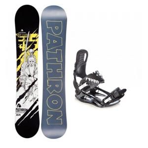 Pathron Sensei 17/18 snowboard + Raven S220 black snowboardové vázání - 158 cm Wide + M (EU 38–42)