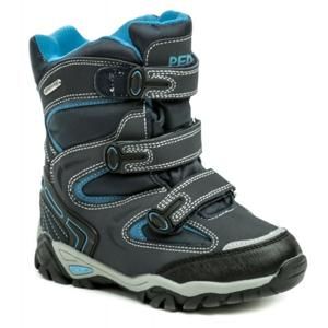 Peddy P1-531-37-05 modré dětská zimní boty - EU 34