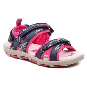 Peddy PY-612-37-02 modro růžové dívčí sandálky - EU 24