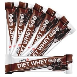 PhD Tyčinka Diet Whey 65 g 5 + 1 ZDARMA - čokoláda - brownie