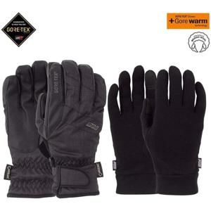 POW Warner GTX Short Glove + Warm Black (BK) rukavice - L