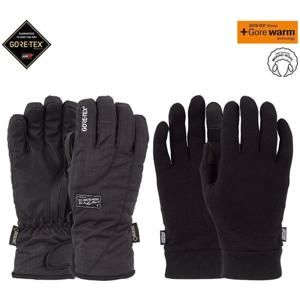 POW Ws Crescent GTX Short Glove + Warm Black (BK) rukavice - M