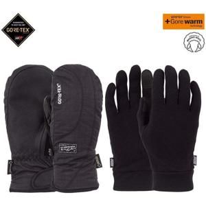 POW Ws Crescent GTX Short Mitt + Warm Black (BK) rukavice - XS