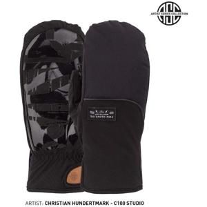 POW Zero Mitt Black (BK) rukavice - XL