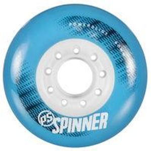 Powerslide Spinner Blue (4ks) freeskate kolečka - modrá, 85A, 80