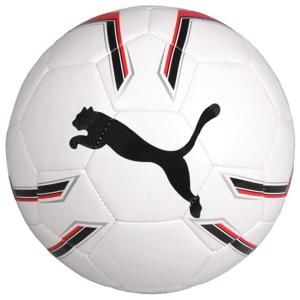 Puma Pro Training 2 MS fotbalový míč - bílá-červená č. 5