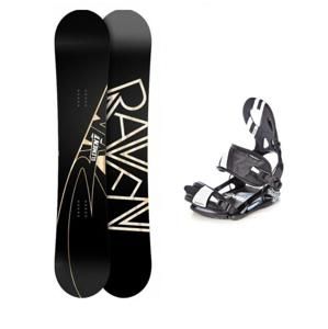 Raven Element + vázání Raven S250 black snowboardový set - 151 cm + M (EU 38-42)