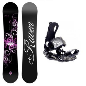 Raven Natural 2019/20 dámský snowboard + vázání SP FT270 black - 143 cm + S, black