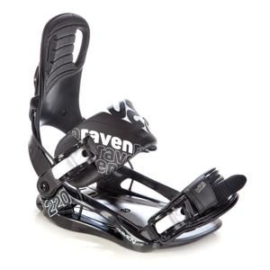 Raven S220 black snowboardové vázání POUZE S (EU 35-39) (VÝPRODEJ)