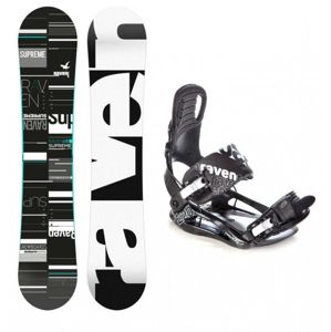 Raven Supreme 2018 black/mint dámský snowboard + vázání Raven S220 black - 148 cm + XL (EU 44-47)