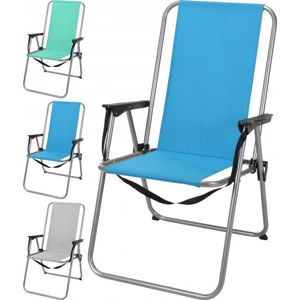 Redcliffs Skládací campingová židle UNICA 84x45x38 cm POUZE Zelená (VÝPRODEJ)