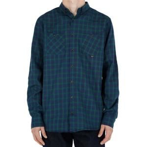 Reell Faded Shirt Aw18 green/navy (GREEN-NAVY) košile - S