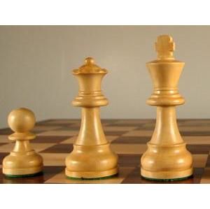 Šachy Official Tournament Staunton Intarsie de Luxe s hnědými figurami