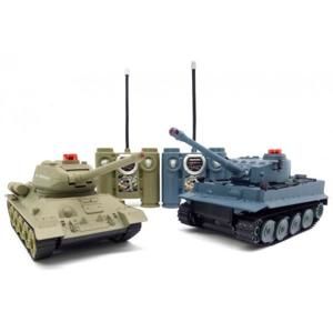 Sada bezpečných tanků German Tiger a Ruský T34 1:32 2.4GHz