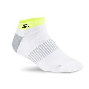 Salming Running Ankle Sock běžecké ponožky - Bílá, EU 35-38