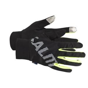 Salming Running gloves black yellow - XS
