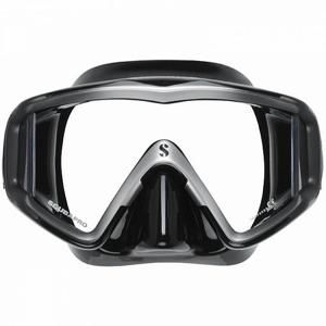 Scubapro Maska CRYSTAL VU - černý silikon - černá/oranžová (dostupnost 7-9 dní)