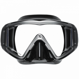 Scubapro Maska CRYSTAL VU - černý sil. černá/stříbrná (dostupnost 7-9 dní)