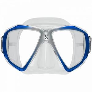 Scubapro Maska SPECTRA - transparentní silikon/metalická modrá (dostupnost 7-9 dní)