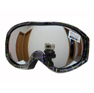 Spheric Colorado černo/zelené junior lyžařské brýle - Sklo: oranžové