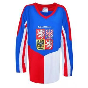 SportTeam Hokejový dres ČR 5, modrý - L