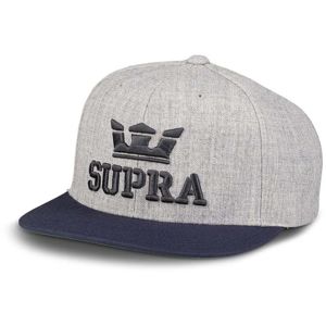 Supra Above II Snapback hat Grey heather/navy (048) kšiltovka - OS