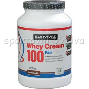 Survival Whey Cream 100 Fair Power 1000g - Vanilka (dostupnost 7 dní)