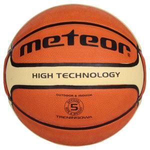 Meteor Training brown cream basketbalový míč - č. 5