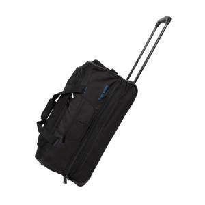 Travelite Basics Wheeled duffle S Black/blue taška