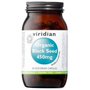 Viridian Black Seed 450mg Organic 90 kapslí