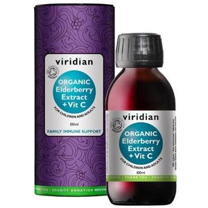 Viridian Elderberry Extract Organic + Vitamin C 100 ml