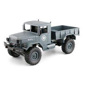Vojenský truck 1:16 šedý 4WD RTR