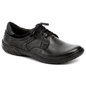 Wawel Rossi K835-11 černé zimní nadměrné polobotky pánská obuv - EU 48