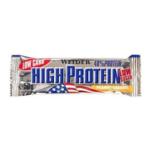 Weider 40% Protein Low Carb High Protein Bar 50 g - jahoda