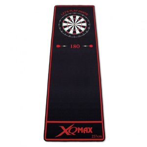 Xq Max Podložka/koberec na šipky DARTMAT 80x237cm červená
